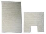 View Item Cotton Bath Mat Set 2 Piece - Bath Mat and Pedestal Mat (8 Colours)